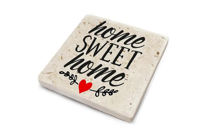 Glassunderlag 4-pk - Flerfarget - Interiør - Dekorasjon & innredningsdetaljer - Borddekorasjon - Glassunderlegg