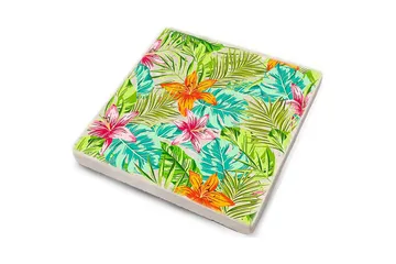 Glassunderlag 4-pk - Flerfarget - Interiør - Dekorasjon & innredningsdetaljer - Borddekorasjon - Glassunderlegg