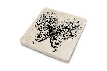 Glassunderlag 4-pk - Flerfarget - Interiør - Dekorasjon & innredningsdetaljer - Borddekorasjon - Glassunderlegg