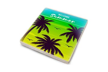 Glassunderlag 4-pk - Flerfarget - Interiør - Dekorasjon & innredningsdetaljer - Borddekorasjon - Glassunderlegg