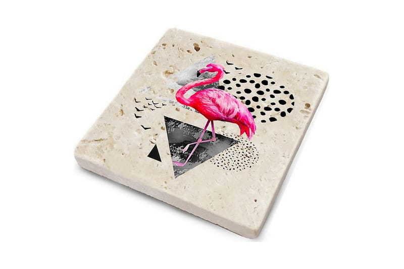 Glassunderlag 4-pk - Flerfarget - Interiør - Dekorasjon & innredningsdetaljer - Borddekorasjon - Glassunderlegg