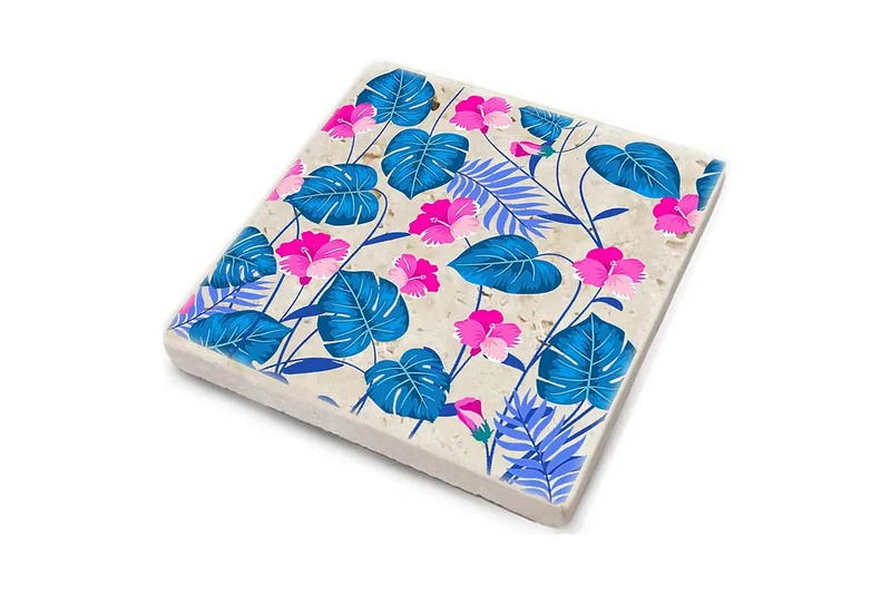 Glassunderlag 4-pk - Flerfarget - Interiør - Dekorasjon & innredningsdetaljer - Borddekorasjon - Glassunderlegg