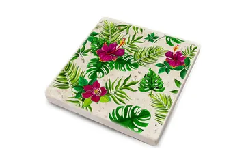 Glassunderlag 4-pk - Flerfarget - Interiør - Dekorasjon & innredningsdetaljer - Borddekorasjon - Glassunderlegg