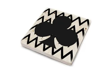 Glassunderlag 4-pk - Flerfarget - Interiør - Dekorasjon & innredningsdetaljer - Borddekorasjon - Glassunderlegg