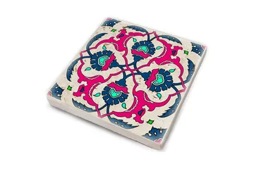 Glassunderlag 4-pk - Rosa/Mørkeblå - Interiør - Dekorasjon & innredningsdetaljer - Borddekorasjon - Glassunderlegg