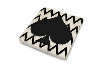 Glassunderlag 4-pk - Flerfarget - Interiør - Dekorasjon & innredningsdetaljer - Borddekorasjon - Glassunderlegg