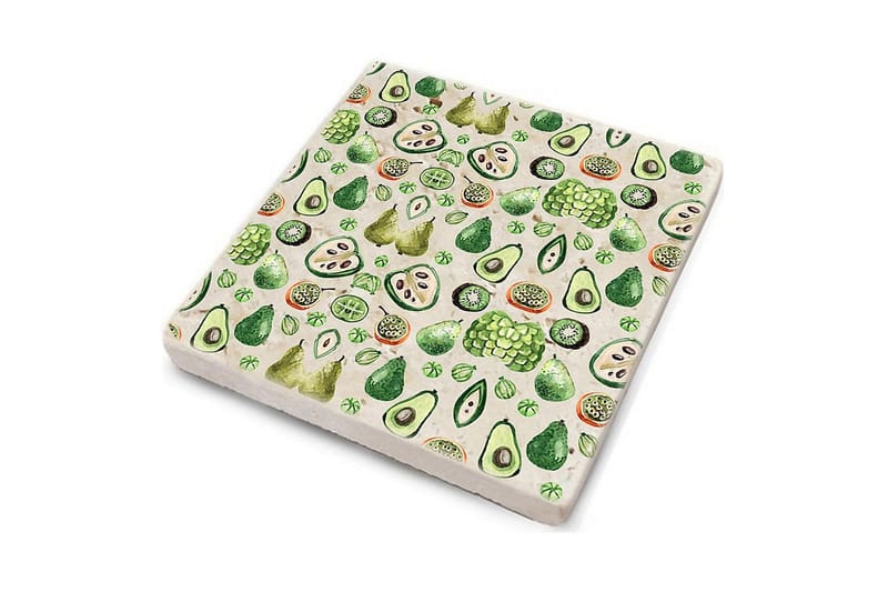 Glassunderlag 4-pk - Flerfarget - Interiør - Dekorasjon & innredningsdetaljer - Borddekorasjon - Glassunderlegg