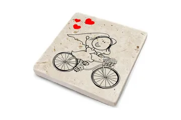 Glassunderlag 4-pk - Flerfarget - Interiør - Dekorasjon & innredningsdetaljer - Borddekorasjon - Glassunderlegg