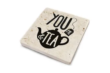 Glassunderlag 4-pk - Flerfarget - Interiør - Dekorasjon & innredningsdetaljer - Borddekorasjon - Glassunderlegg