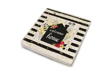 Glassunderlag 4-pk - Flerfarget - Interiør - Dekorasjon & innredningsdetaljer - Borddekorasjon - Glassunderlegg