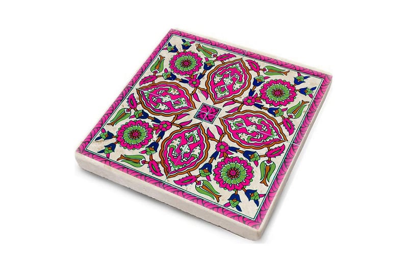 Glassunderlag 4-pk - Lilla/Grønn - Interiør - Dekorasjon & innredningsdetaljer - Borddekorasjon - Glassunderlegg