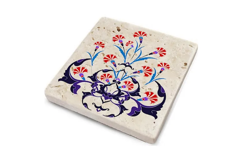 Glassunderlag 4-pk - Flerfarget - Interiør - Dekorasjon & innredningsdetaljer - Borddekorasjon - Glassunderlegg