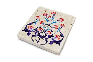 Glassunderlag 4-pk - Flerfarget - Interiør - Dekorasjon & innredningsdetaljer - Borddekorasjon - Glassunderlegg