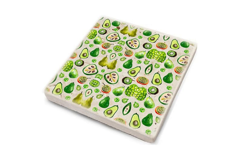 Glassunderlag 4-pk - Flerfarget - Interiør - Dekorasjon & innredningsdetaljer - Borddekorasjon - Glassunderlegg