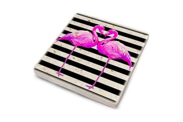 Kitchenware Glass Matt (4 Pieces) - Flerfarget - Interiør - Dekorasjon & innredningsdetaljer - Borddekorasjon - Glassunderlegg