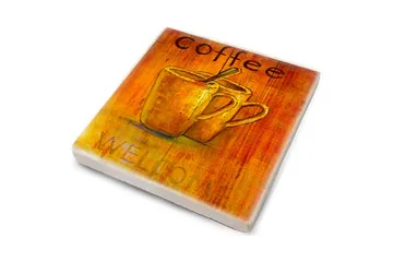 Kitchenware Glass Matt (4 Pieces) - Flerfarget - Interiør - Dekorasjon & innredningsdetaljer - Borddekorasjon - Glassunderlegg