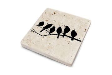 Kitchenware Glass Matt (4 Pieces) - Flerfarget - Interiør - Dekorasjon & innredningsdetaljer - Borddekorasjon - Glassunderlegg