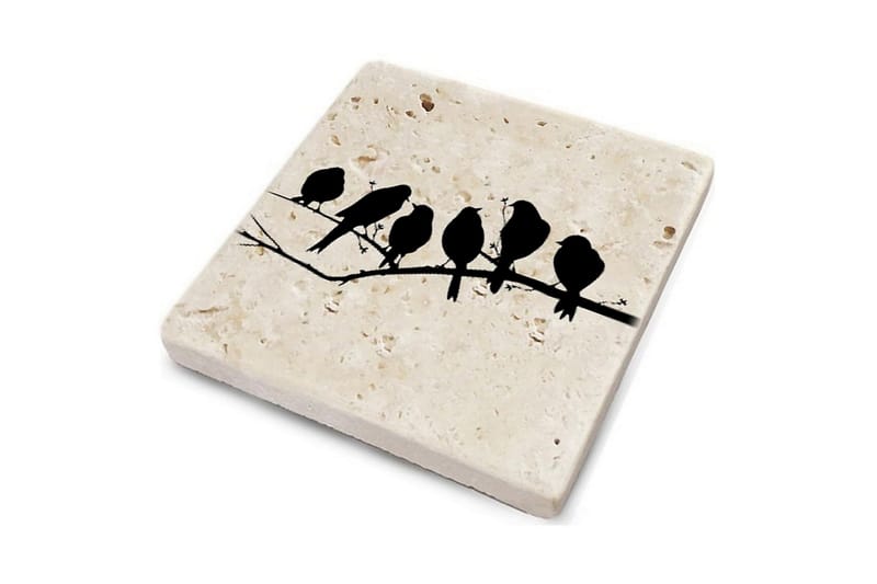 Kitchenware Glass Matt (4 Pieces) - Flerfarget - Interiør - Dekorasjon & innredningsdetaljer - Borddekorasjon - Glassunderlegg