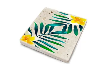 Kitchenware Glass Matt (4 Pieces) - Flerfarget - Interiør - Dekorasjon & innredningsdetaljer - Borddekorasjon - Glassunderlegg