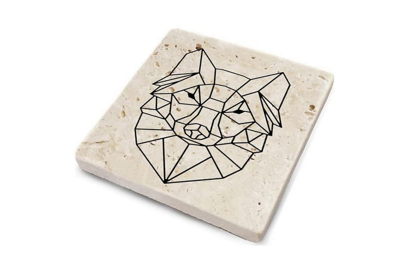 Kitchenware Glass Matt (4 Pieces) - Flerfarget - Interiør - Dekorasjon & innredningsdetaljer - Borddekorasjon - Glassunderlegg