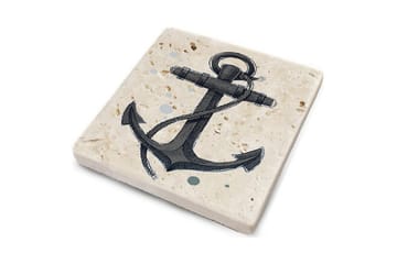 Kitchenware Glass Matt (4 Pieces) - Flerfarget - Interiør - Dekorasjon & innredningsdetaljer - Borddekorasjon - Glassunderlegg