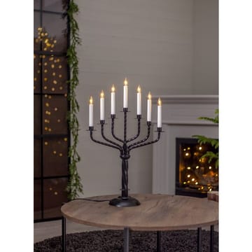 Bore lysestake 38 cm - svart - Interiør - Dekorasjon & innredningsdetaljer - Julepynt & juledekorasjon