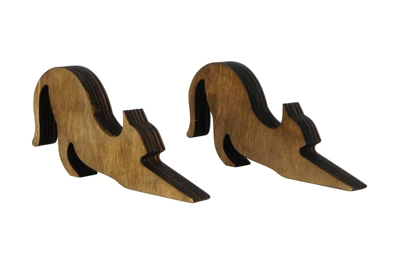 Bulletin Dørstopp 16 cm Gulv, Brons