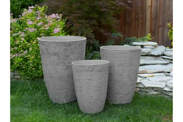 Camia Krukke 35,5 cm - Grå - Interiør - Dekorasjon & innredningsdetaljer - Krukker - Utepotter