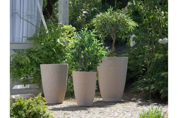 Camia Krukke 43 cm - Beige - Interiør - Dekorasjon & innredningsdetaljer - Krukker - Utepotter