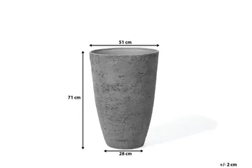 CAMIA Krukke 51 cm - Grå - Interiør - Dekorasjon & innredningsdetaljer - Krukker - Utepotter