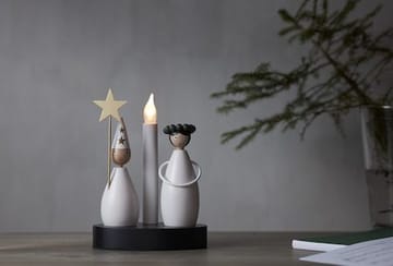 Christmas Joy lysestake 16 cm - hvit - Interiør - Dekorasjon & innredningsdetaljer - Julepynt & juledekorasjon
