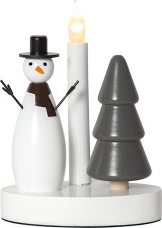 Christmas Joy lysestake 16 cm - hvit - Interiør - Dekorasjon & innredningsdetaljer - Julepynt & juledekorasjon