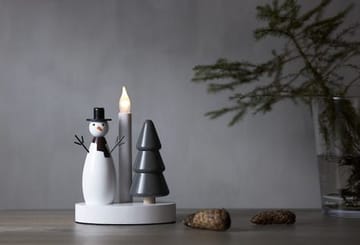 Christmas Joy lysestake 16 cm - hvit - Interiør - Dekorasjon & innredningsdetaljer - Julepynt & juledekorasjon