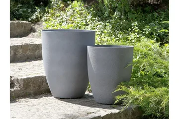 Croton Krukke 43 cm - Grå - Interiør - Dekorasjon & innredningsdetaljer - Krukker - Utepotter