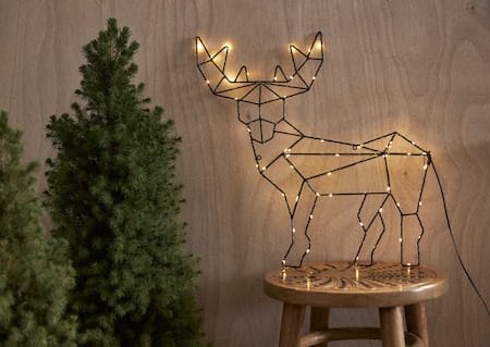 Cupid innendørsdekorasjon med belysning 47 cm - svart - Interiør - Dekorasjon & innredningsdetaljer - Julepynt & juledekorasjon
