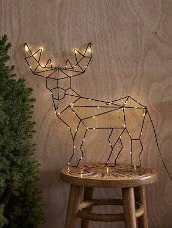Cupid innendørsdekorasjon med belysning 47 cm - svart - Interiør - Dekorasjon & innredningsdetaljer - Julepynt & juledekorasjon