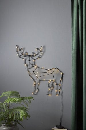 Cupid innendørsdekorasjon med belysning 47 cm - svart - Interiør - Dekorasjon & innredningsdetaljer - Julepynt & juledekorasjon