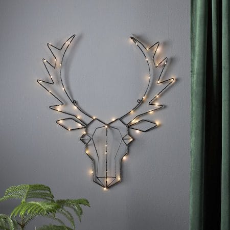 Cupid innendørsdekorasjon med belysning 52 cm - svart - Interiør - Dekorasjon & innredningsdetaljer - Julepynt & juledekorasjon