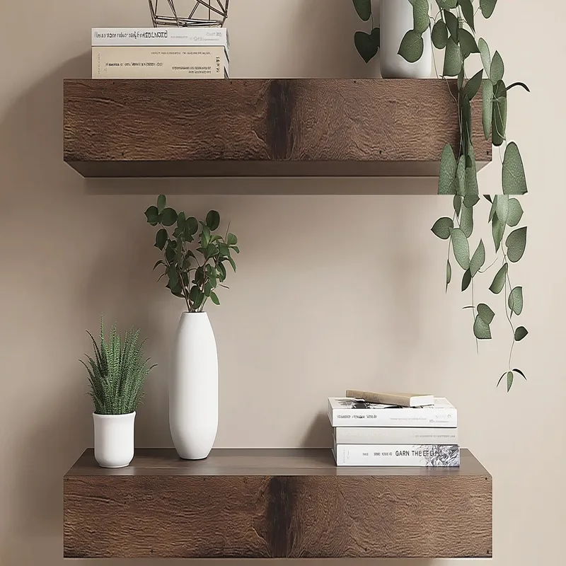 Decorative Wooden Wall Shelf Hanah Home