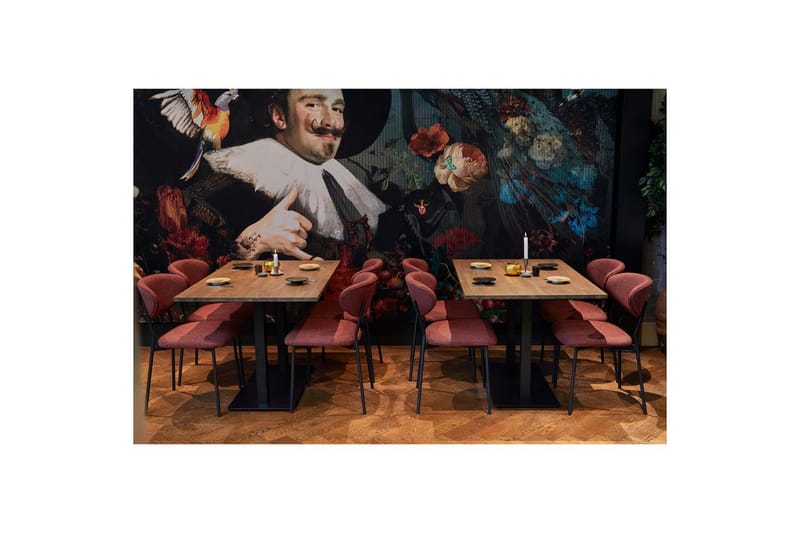 Bordben Bistro Dobbel Firkantrør - Interiør - Dekorasjon & innredningsdetaljer - Dekorbeslag - Beslag - Møbelben