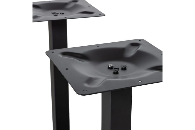 Bordben Bistro Dobbel Firkantrør - Interiør - Dekorasjon & innredningsdetaljer - Dekorbeslag - Beslag - Møbelben