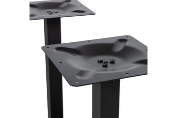 Bordben Bistro Dobbel Firkantrør - Interiør - Dekorasjon & innredningsdetaljer - Dekorbeslag - Beslag - Møbelben