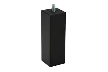 Lucky Sengeben 15 cm - 4-pack Svart - Interiør - Dekorasjon & innredningsdetaljer - Dekorbeslag - Beslag - Møbelben