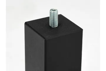 Lucky Sengeben 15 cm - 4-pack Svart - Interiør - Dekorasjon & innredningsdetaljer - Dekorbeslag - Beslag - Møbelben