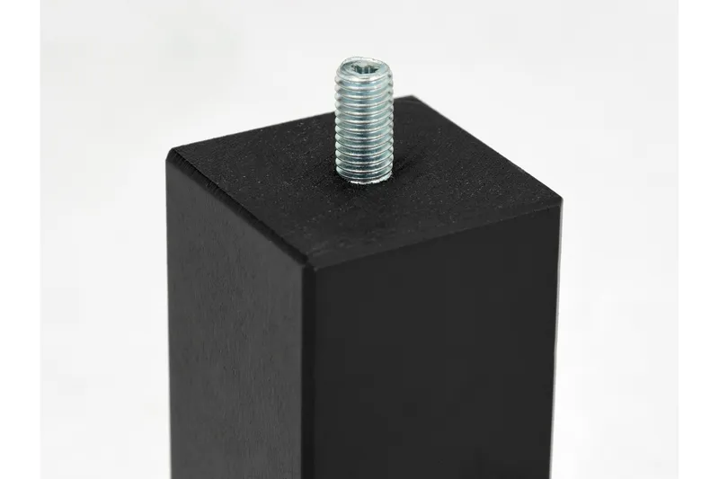 Lucky Sengeben 15 cm - 4-pack Svart - Interiør - Dekorasjon & innredningsdetaljer - Dekorbeslag - Beslag - Møbelben