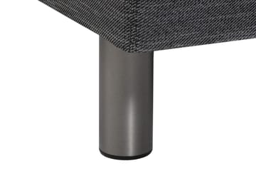 Sengebein 4-pakning 16 cm Børstet Metall - Grå|Svart - Interiør - Dekorasjon & innredningsdetaljer - Dekorbeslag - Beslag - Møbelben