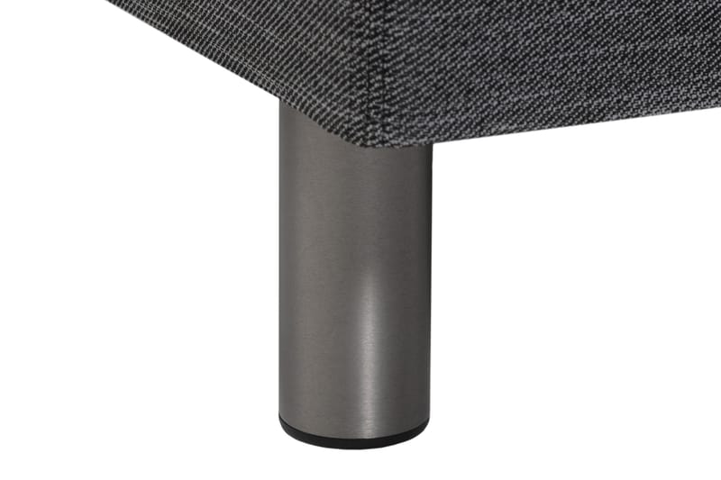 Sengebein 4-pakning 16 cm Børstet Metall - Grå|Svart - Interiør - Dekorasjon & innredningsdetaljer - Dekorbeslag - Beslag - Møbelben