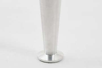 Sengebein 4-pakning Aluminium Smal 12 cm - Grå|Hvit - Interiør - Dekorasjon & innredningsdetaljer - Dekorbeslag - Beslag - Møbelben