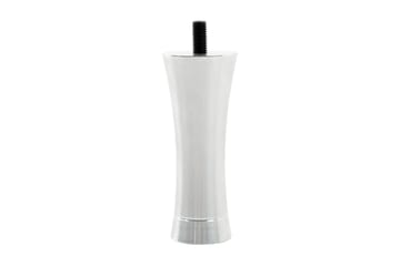 Sengeben Bred 12 cm Aluminium Hvit - Metall - Interiør - Dekorasjon & innredningsdetaljer - Dekorbeslag - Beslag - Møbelben