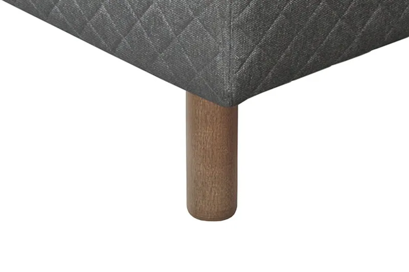 Sundborn 4-pakning Sengeben 21 cm, Valnøtt